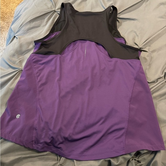 Champion size Large purple & black razorback athletic running tank top - Picture 4 of 9